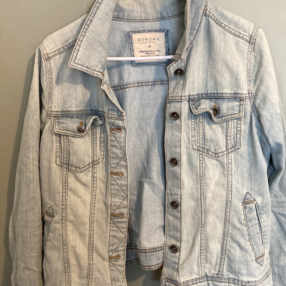 Light wash jean jacket